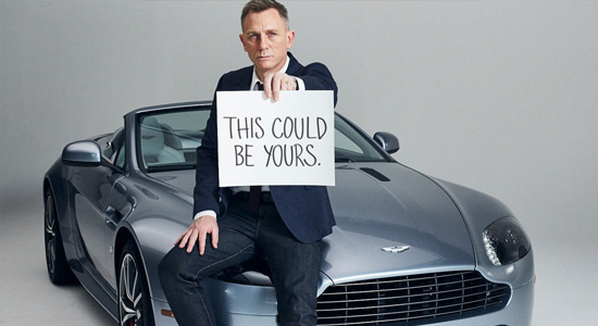 James Bond's Aston Martin Vanquish up in auction