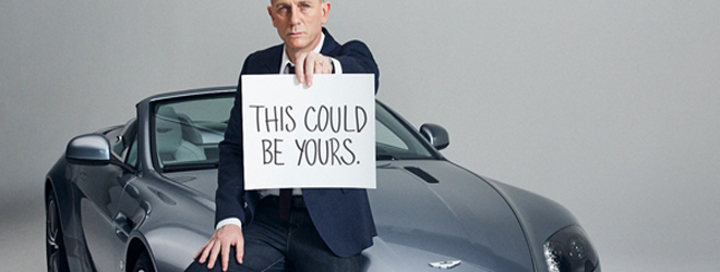 James Bond's Aston Martin Vanquish up in auction