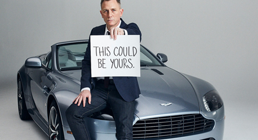 James Bond's Aston Martin Vanquish up in auction