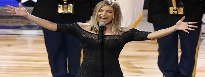 Fergie apologises for national anthem performance