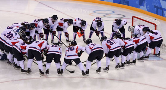 Korean team creates history in Pyeongchang
