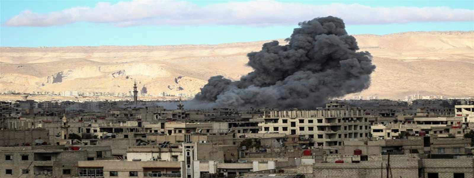 Air raids continues in Eastern Ghouta