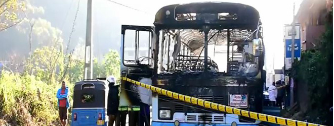 Kahagolla bus explosion: Nineteen injured