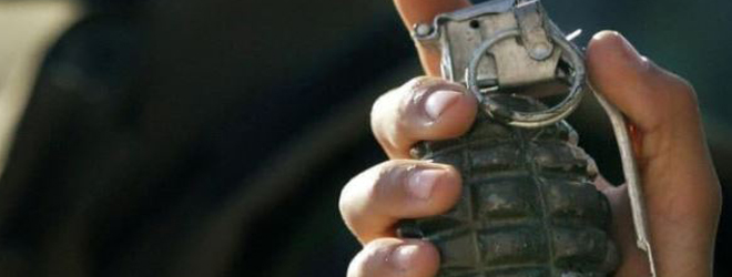 Hand-grenades - centre of Debaraweva arrest