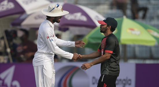 1st test between SL and Bangladesh ends in draw