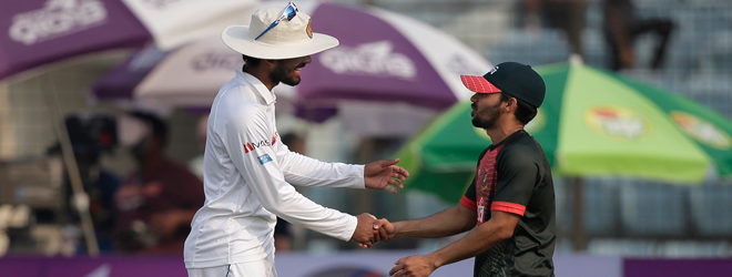 1st test between SL and Bangladesh ends in draw
