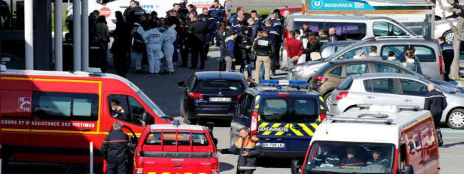 France shooting: Police officer hailed as 'hero'