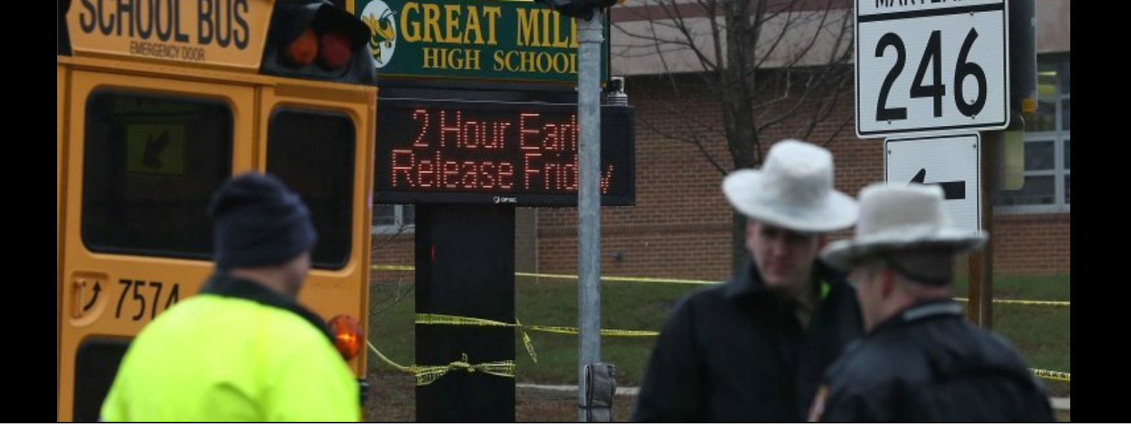Gunman dies after being shot in Maryland