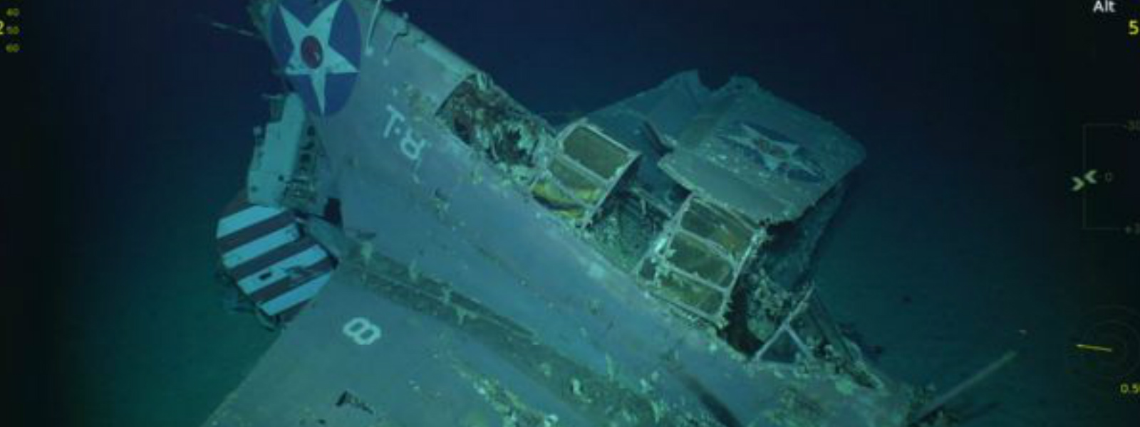 Sunken US WW2 warship found 