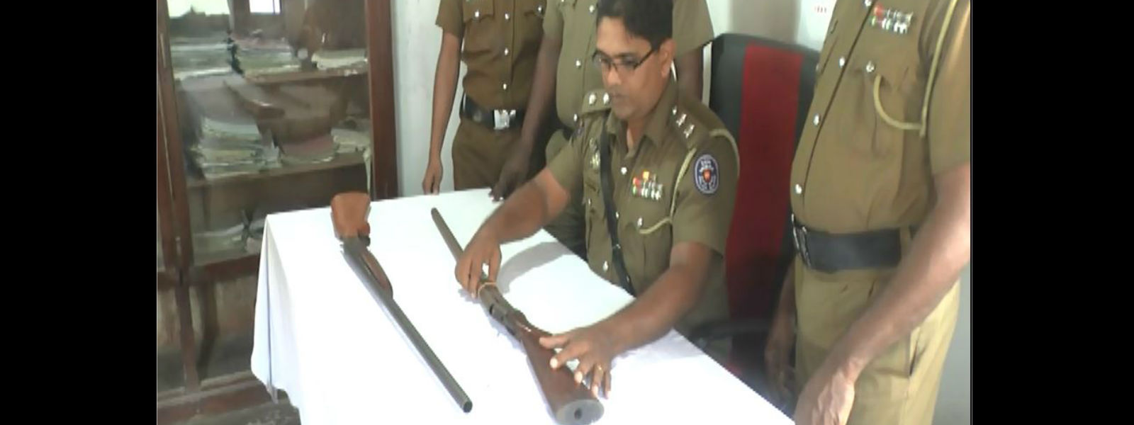 Two unlicensed firearms found in Kalutara