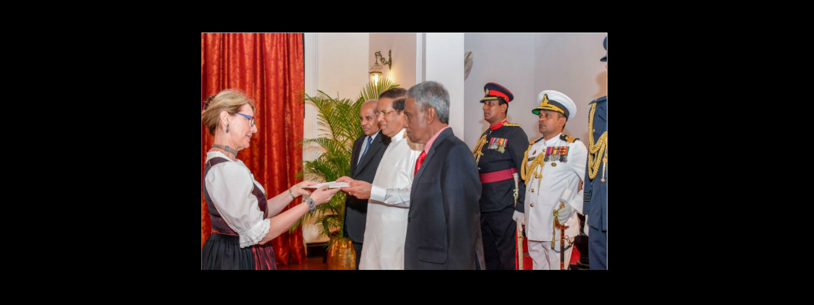 New envoys present credentials to President