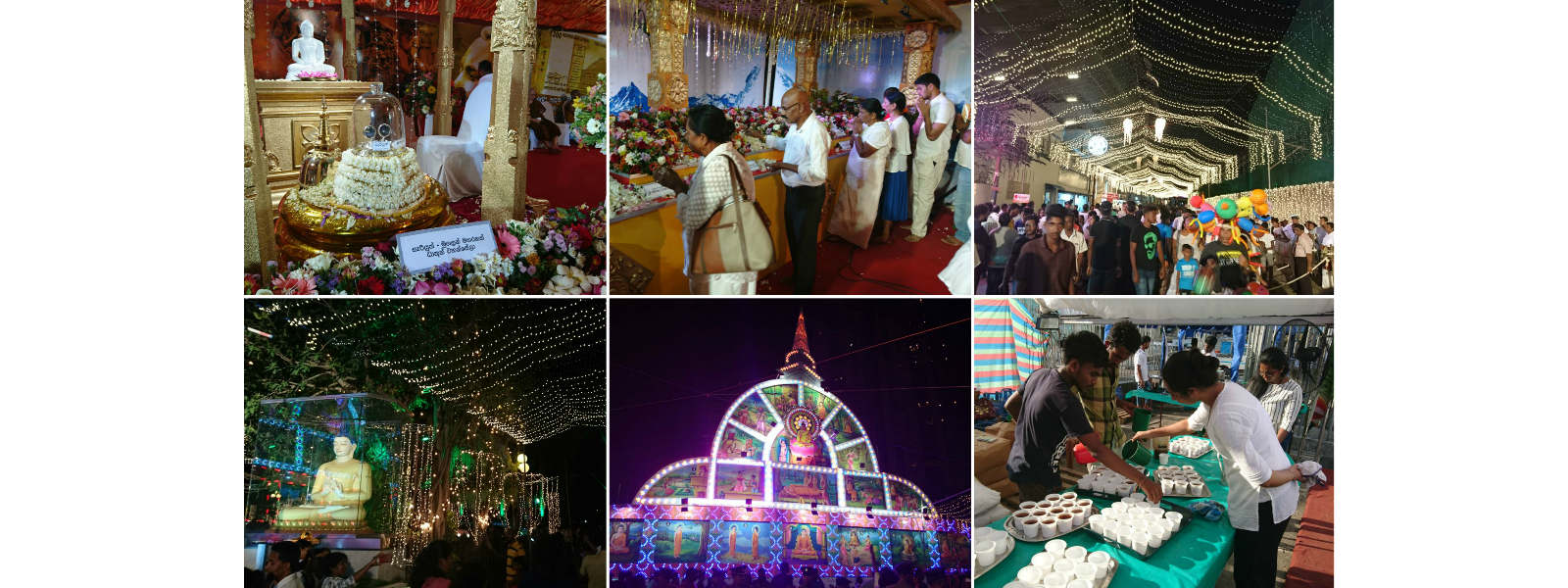 Vesak Zone: Day 2 attracts thousands of devotees
