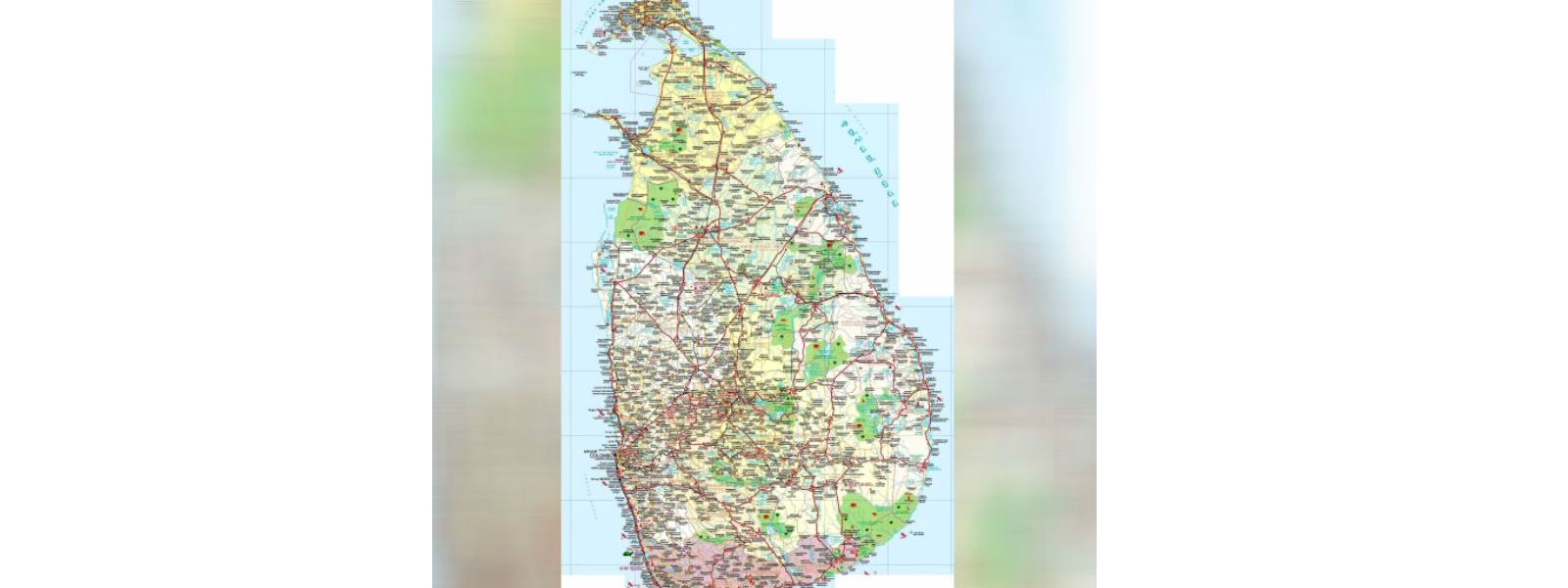 Updated map of Sri Lanka to be released today
