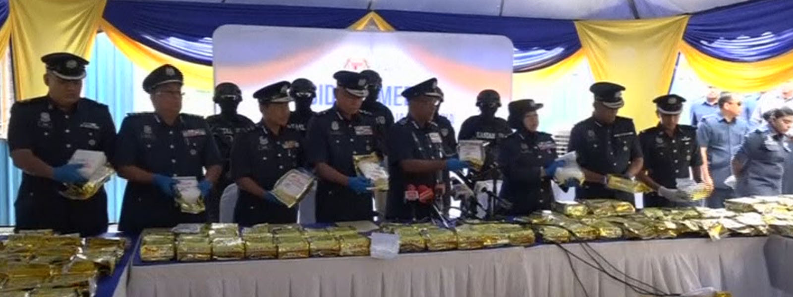 Malaysia seizes over 1 tonne of drugs