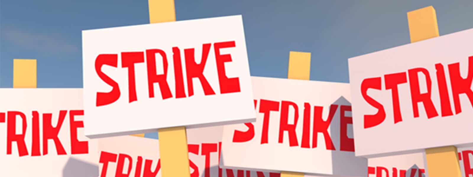 Supplementary and Paramedical officials on strike