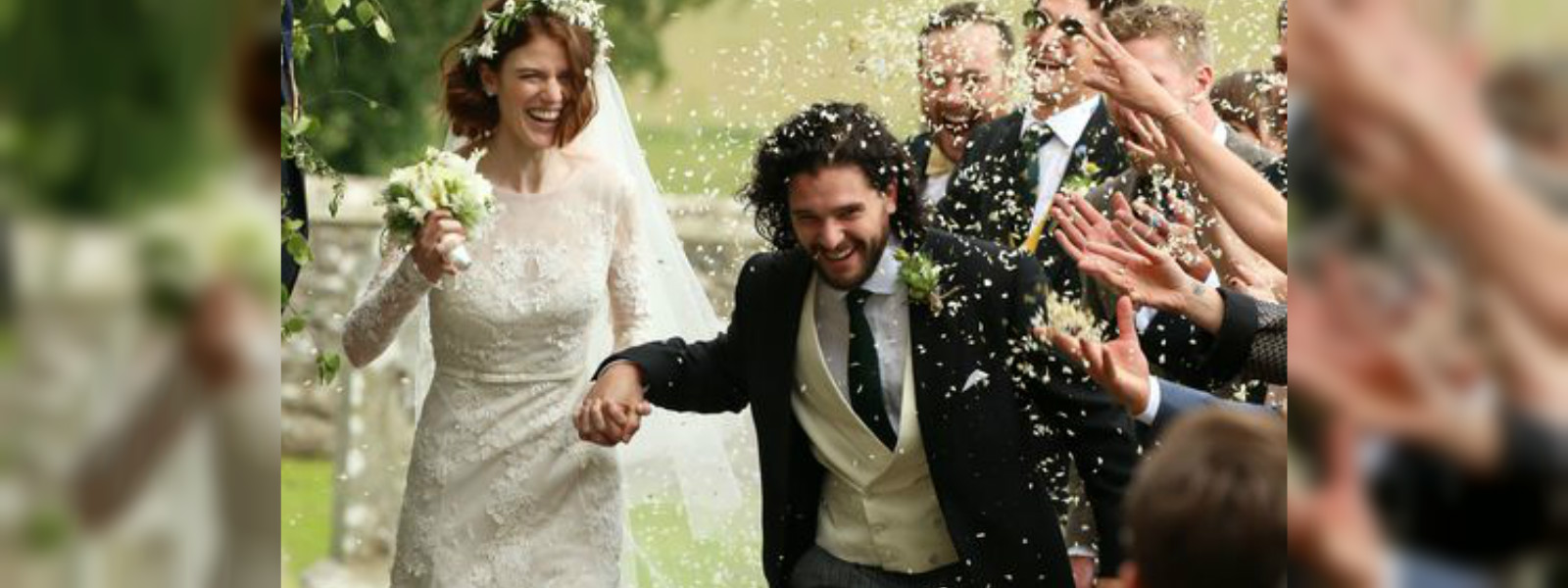 Kit Harington and Rose Leslie wed