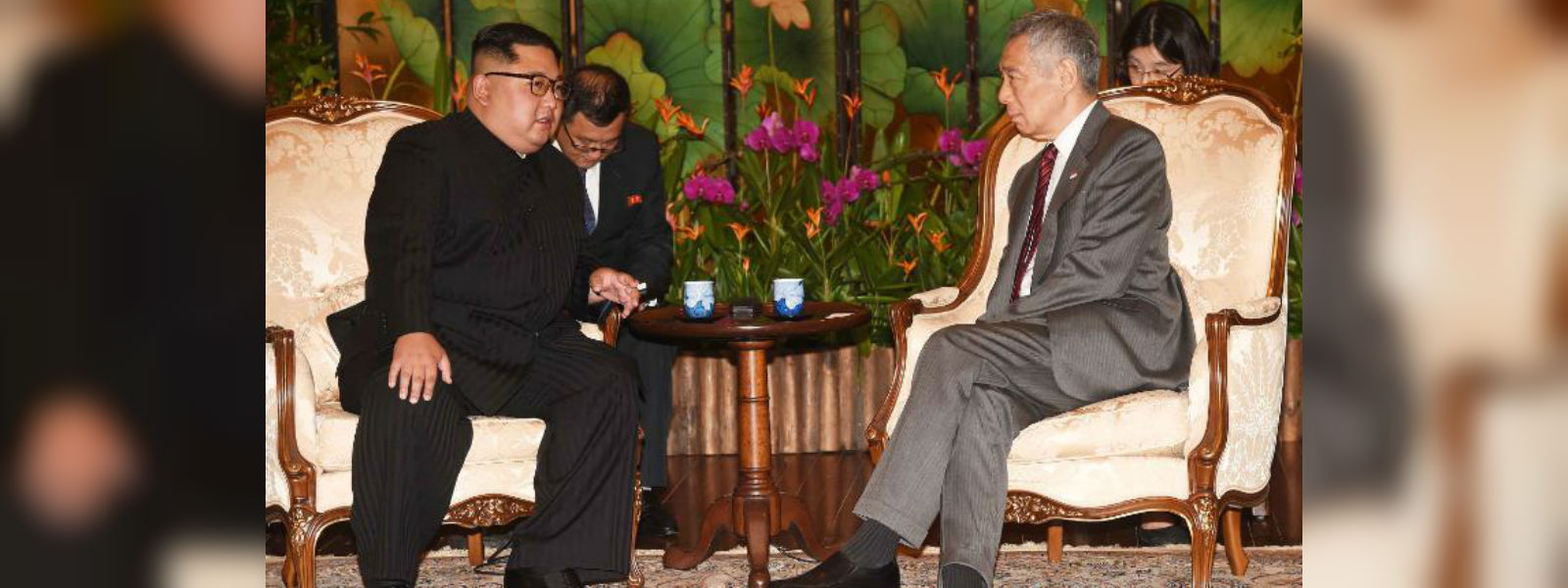 Kim commends efforts by Singapore 