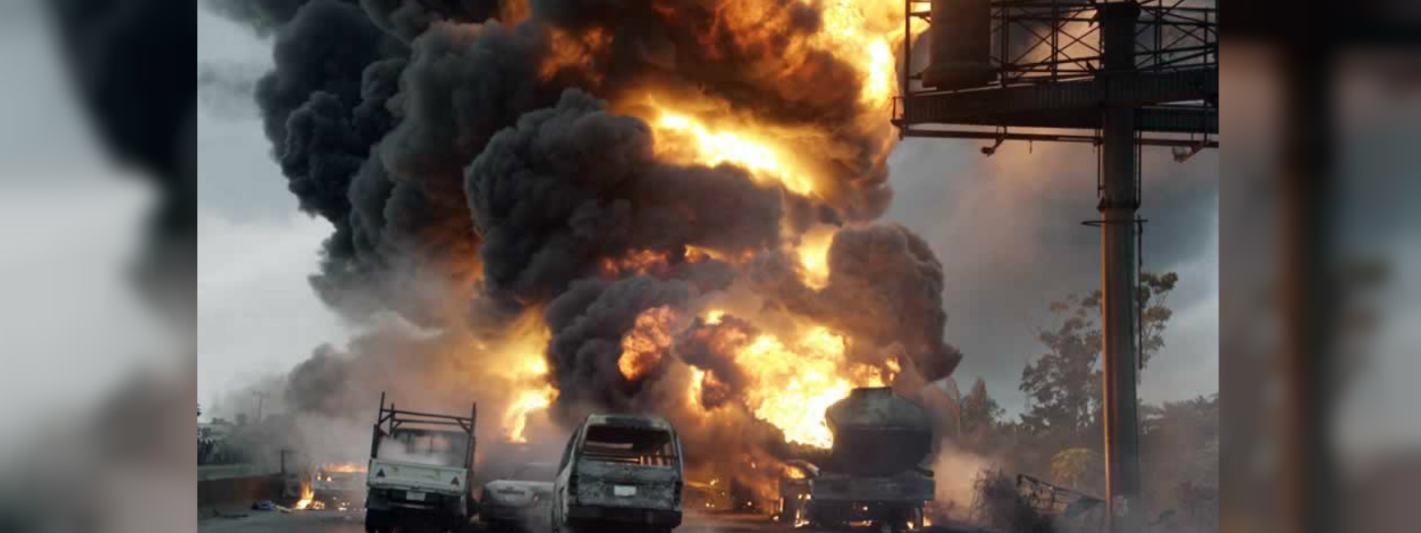 Nigerian oil tanker fire kills nine 