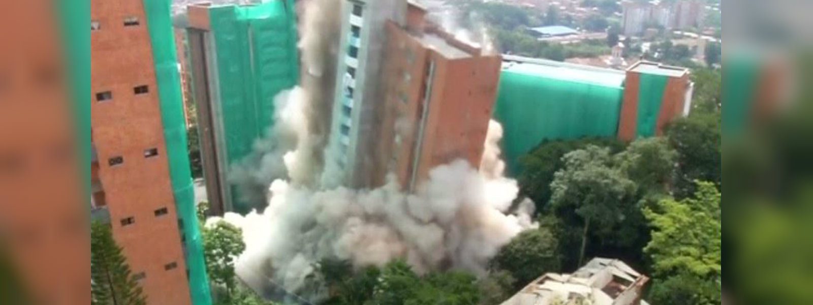 Apartment in Colombia demolished