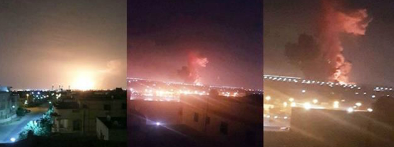 Explosion sets off fire outside Cairo airport