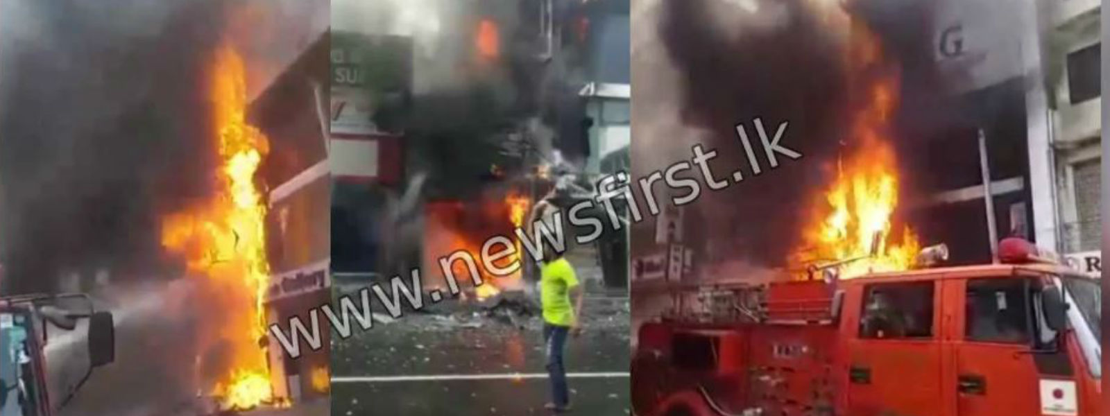 Fire at a shop in Fort, Colombo doused 