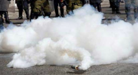 Police fire tear gas at student protesters