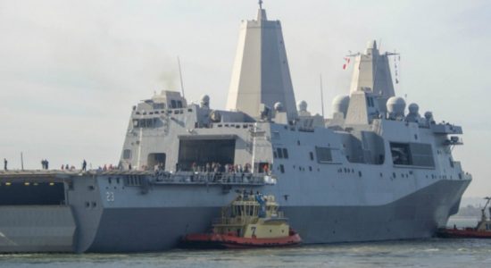 USS Anchorage arrives in Trincomalee