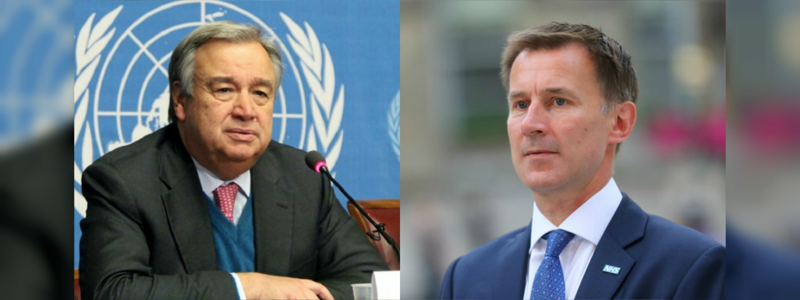 Guterres meets with UK Foreign Secretary Hunt