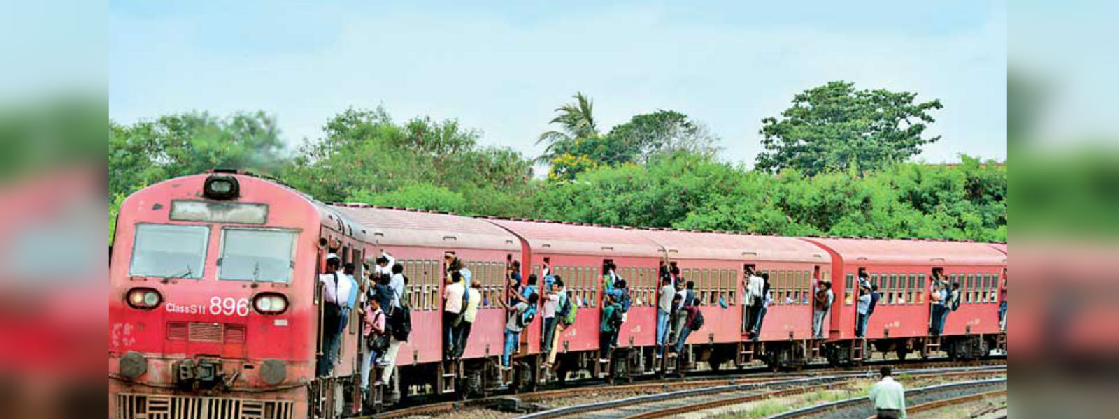 Trains on the main railway line delayed