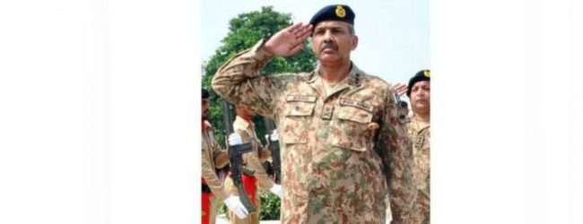 Pakistan's secretary of defense in Colombo