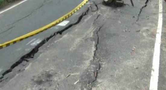 Norwood road closed due to cave-ins