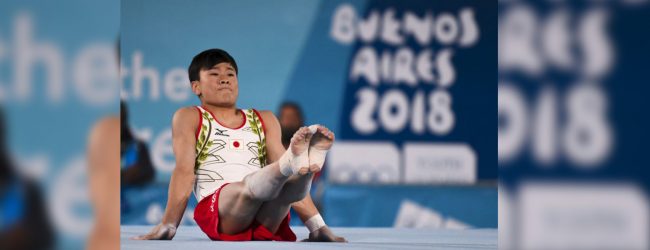 Kitazono claims five artistic gymnastic golds 