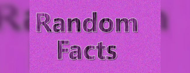 Weird and random facts to kill your boredom 