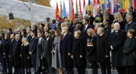 World leaders in Paris for WW1 centenary