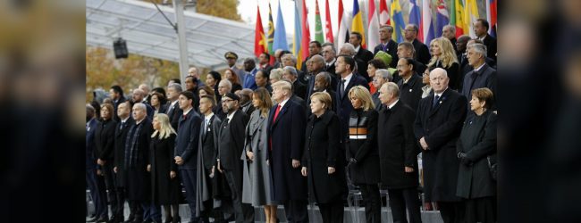 World leaders in Paris for WW1 centenary
