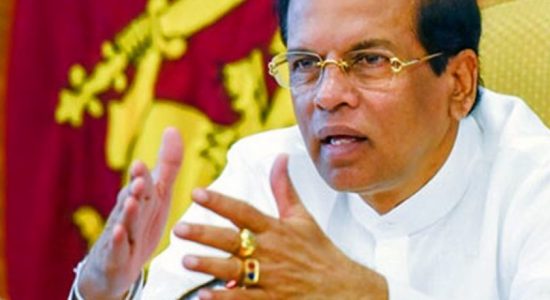 President Sirisena engages in inspection tour