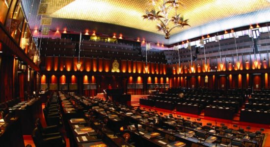What happened in parliament today?