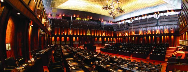 What happened in parliament today?