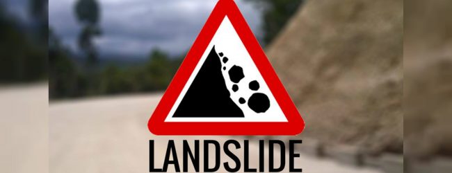 Landslide warning to three districts