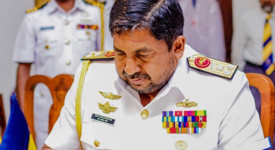 Admiral Ravindra Wijegunaratne surrenders to court