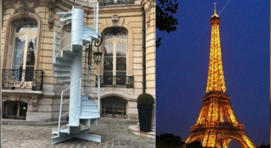 Piece of Eiffel Tower staircase sells in auction