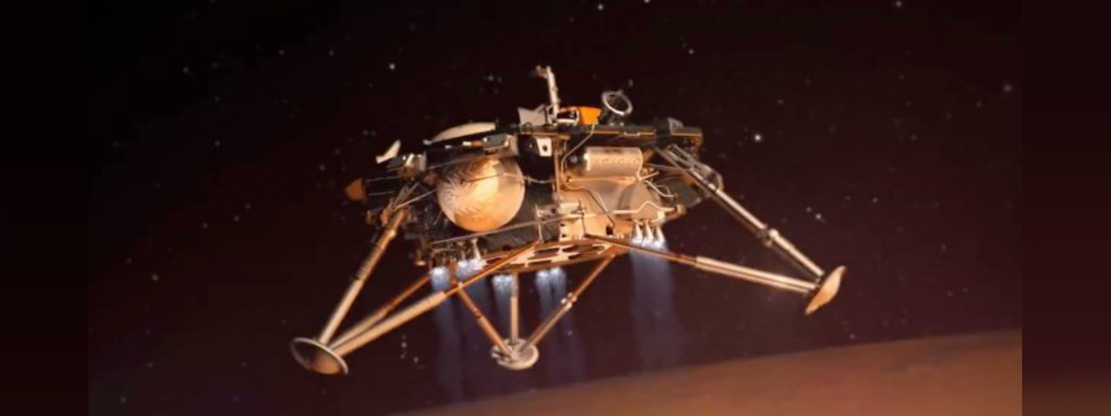 NASA lands robot to study interior of Mars 