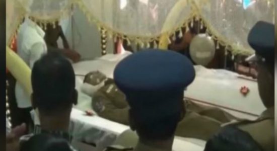 The officers killed in Vavunathivu laid to rest