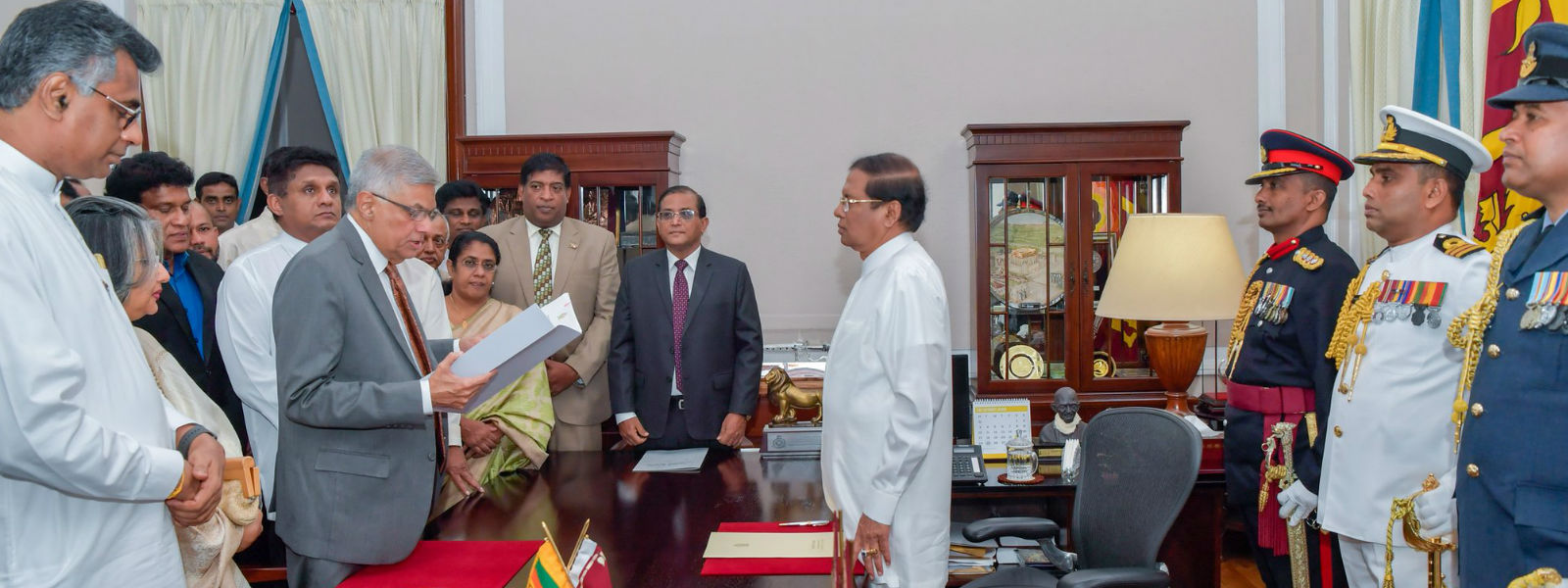 Ranil Wickremesinghe sworn in as PM