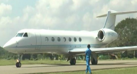 Aircraft leaves Sri Lanka illegally 