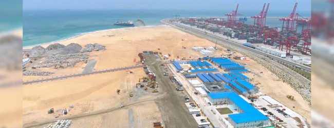Land reclamation concludes at the Port City