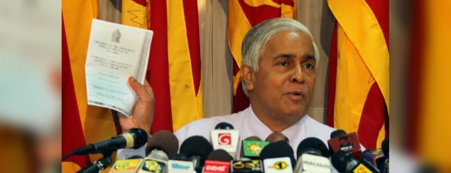 Sarath N. Silva ordered to appear before SC