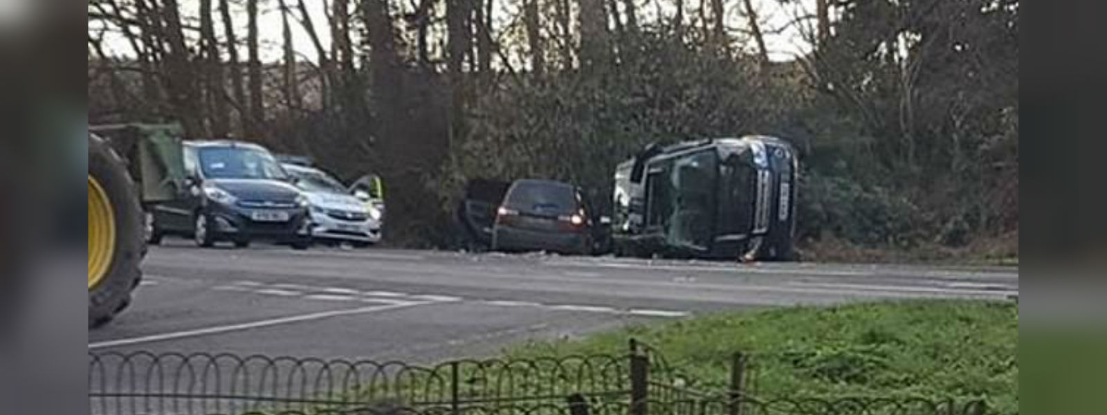 Prince Philip escaped uninjured in the car crash