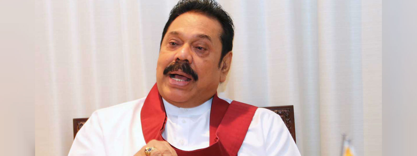 Mahinda Rajapaksa at Kataragama 