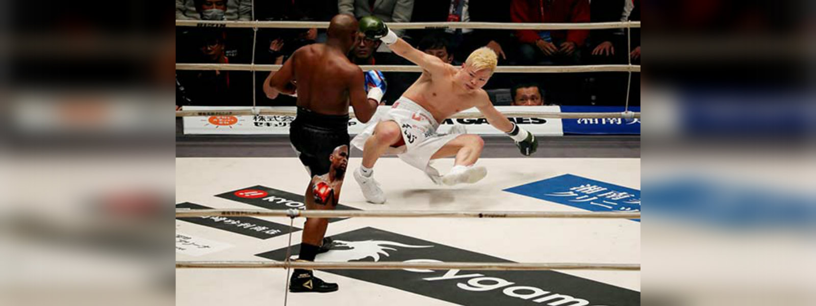 Mayweather bombards Tenshin 
